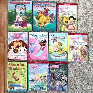 Kids Books. Amelia Bedelia, Wellie Wishers, Choose Your Own Adventure